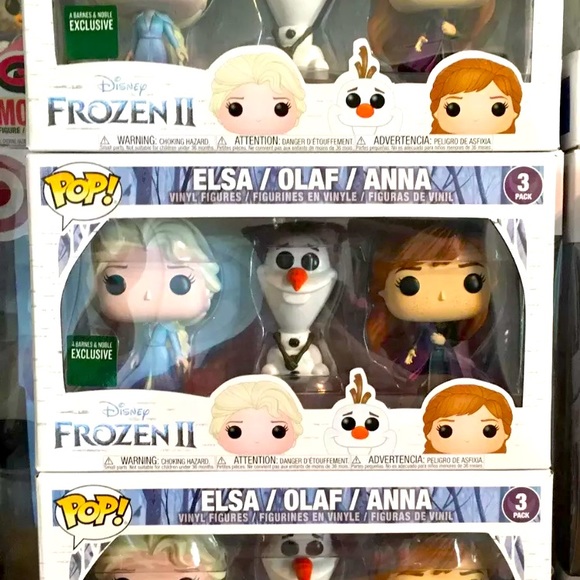 Other - Funko POP Frozen 2 - 3 Pack - Elsa Olaf Anna
